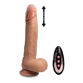 Dildos vibrant chauffant et avec allez retour automatique et télécommandé