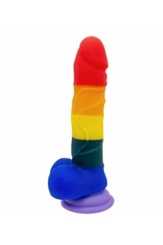Gode ventouse multicolore 20 cm