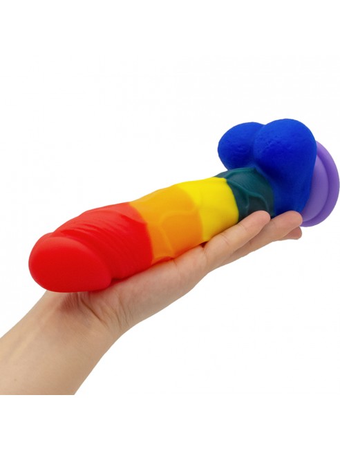 Gode ventouse multicolore 20 cm – Image 2