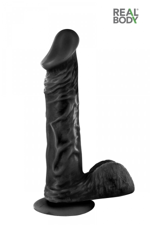 Gode réaliste 18 cm - Real Tony Noir – Image 3