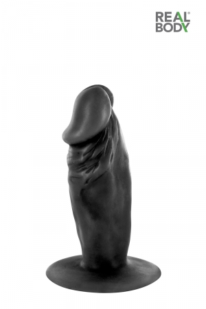 Plug anal réaliste noir 11 cm - Real Tim – Image 3