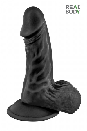 Gode réaliste noir 13 cm - Real Mike – Image 3