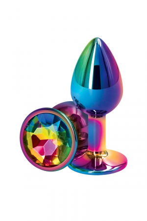 Plug anal aluminium multicolore S - Rear Assets – Image 3