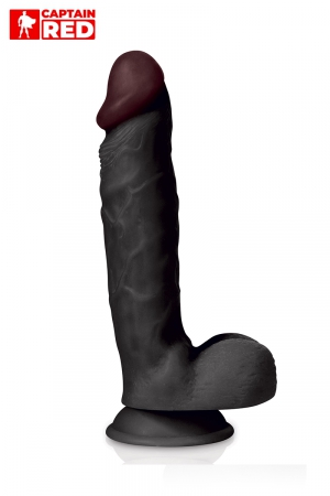 Gode réaliste The Intense Black 24 x 5 cm - Captain Red – Image 3