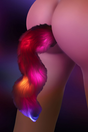 Plug anal Licorne avec queue lumineuse - Taboom – Image 3