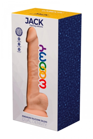 Gode silicone double densité Jack - Wooomy