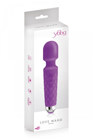 Vibro Love Wand rechargeable violet - Yoba